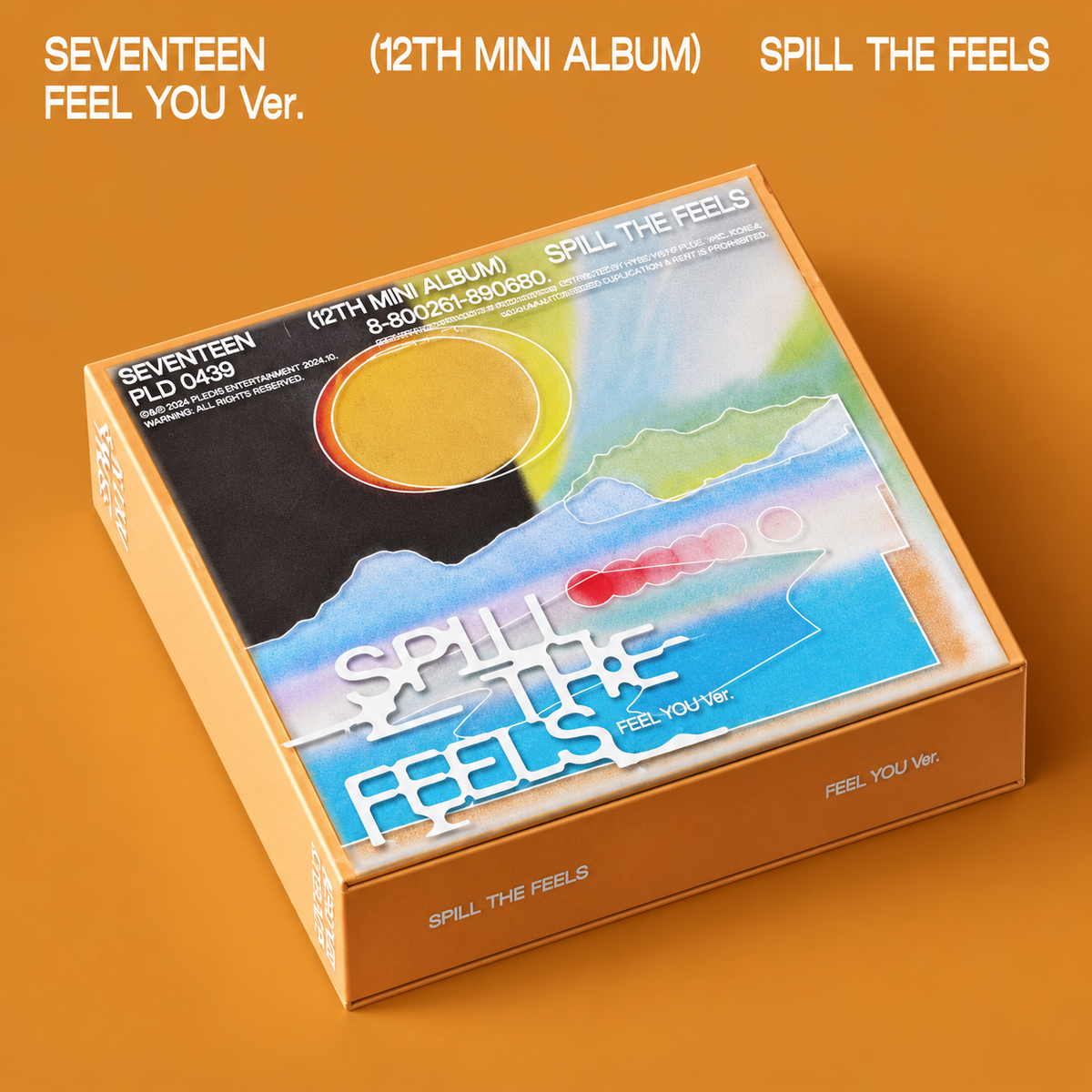 SEVENTEEN SPILL THE FEELS Feel New Version CD cover