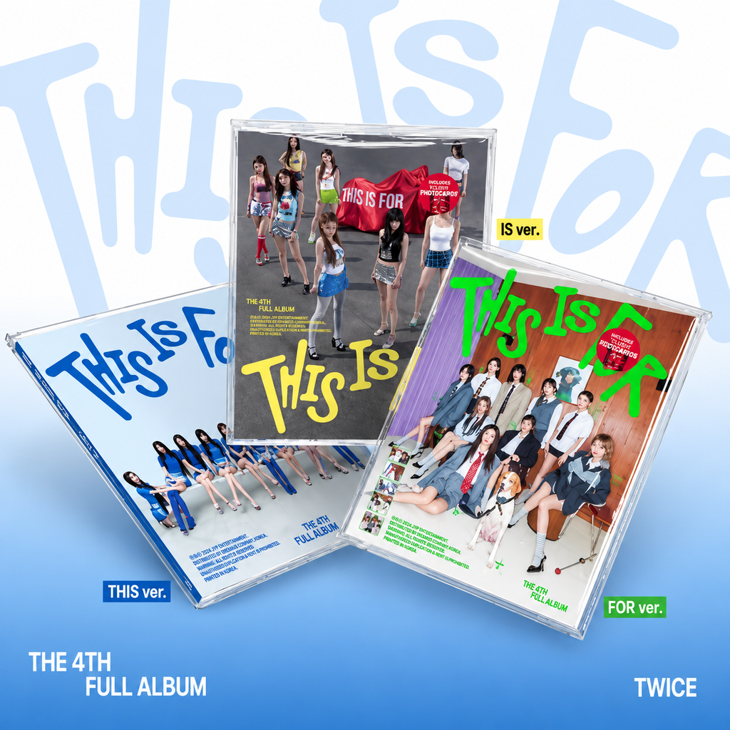 TWICE THIS IS FOR Photobook Version CD album cover