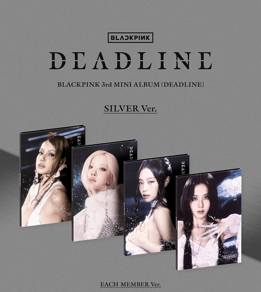 BLACKPINK DEADLINE 3rd Mini Album (SILVER VERSION) (Full set + Individual)