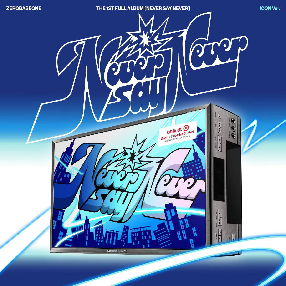 ZEROBASEONE NEVER SAY NEVER album Target Exclusive ICON Ver. photobook cover