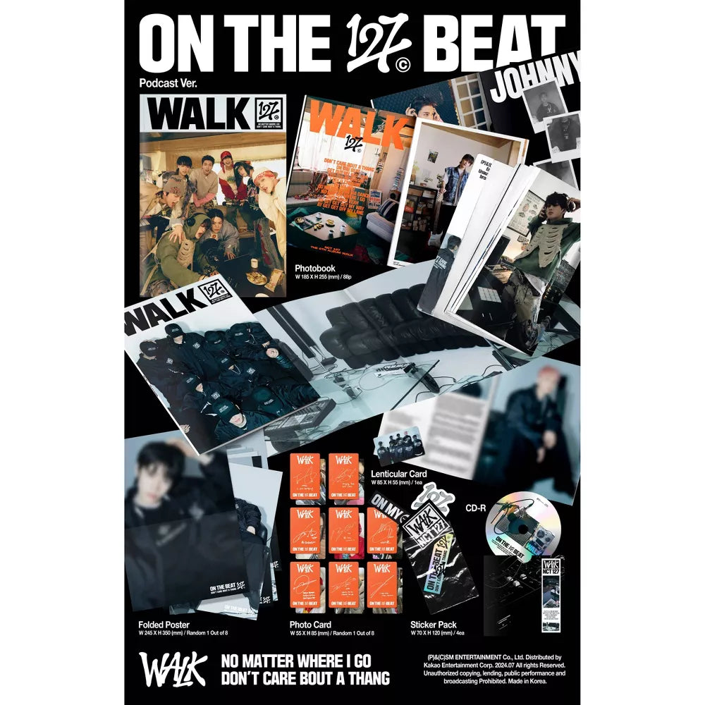 NCT 127 - WALK - The 6th Album (Podcast Ver.)(CD)