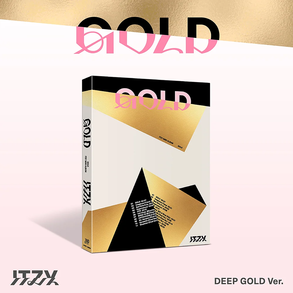 ITZY GOLD Deep Gold Version CD cover