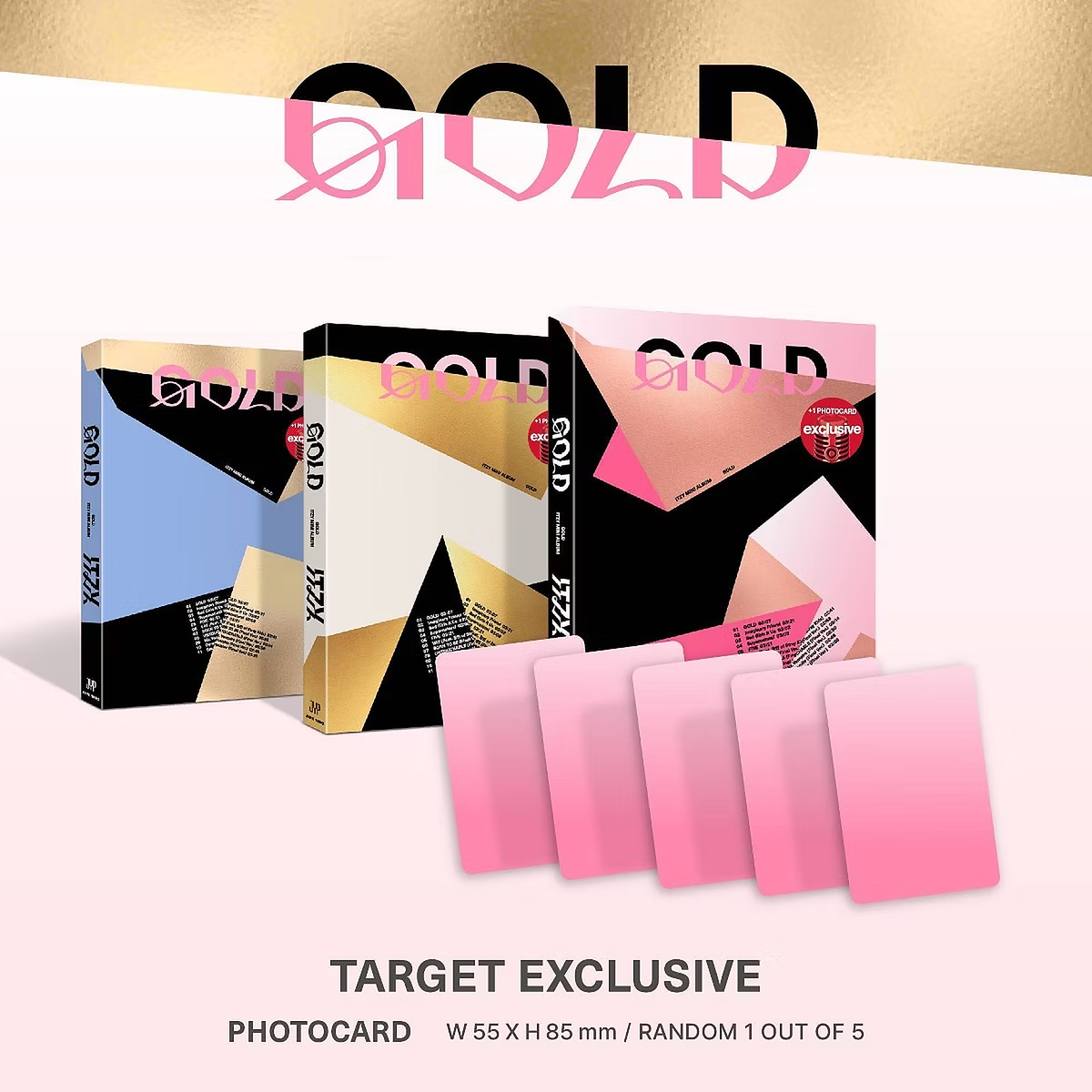 ITZY GOLD Target Exclusive CD album cover