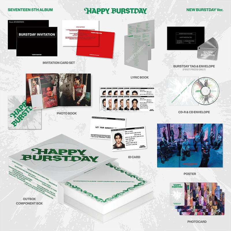 SEVENTEEN 5th Album 'HAPPY BURSTDAY' NEW BURSTDAY Ver.