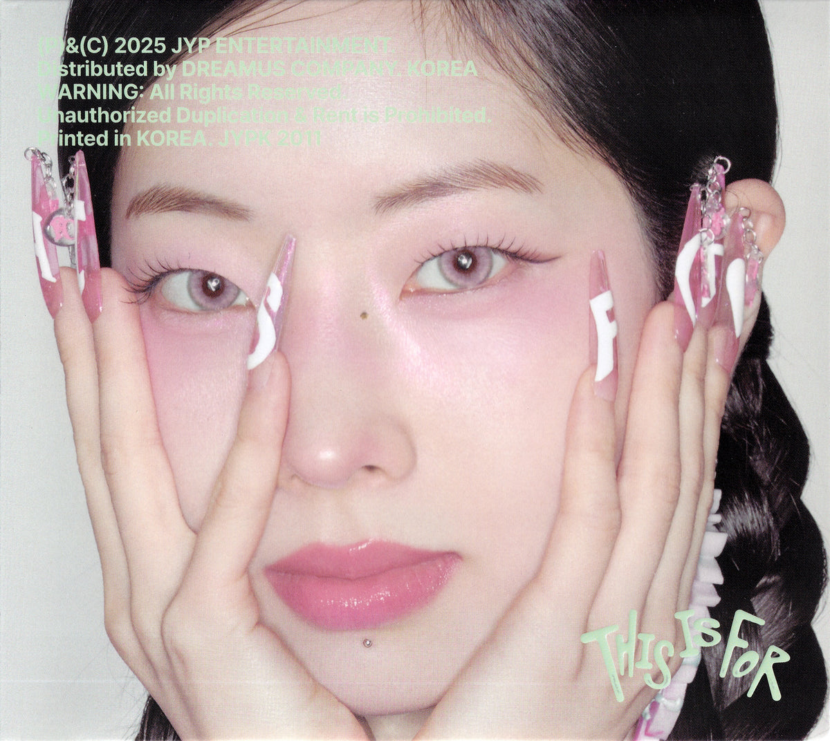 High-resolution authentic TWICE THIS IS FOR Digipack Dahyun cover